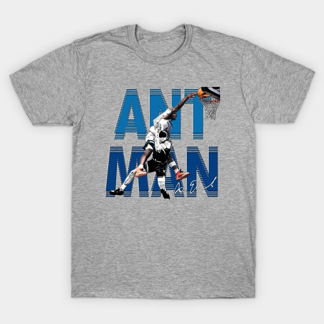 Anthony Edwards - Poster Dunk T-Shirt by Buff Geeks Art